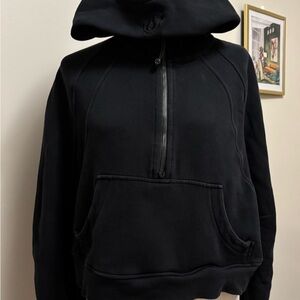 Lululemon athletica cropped half zip scuba sweatshirt